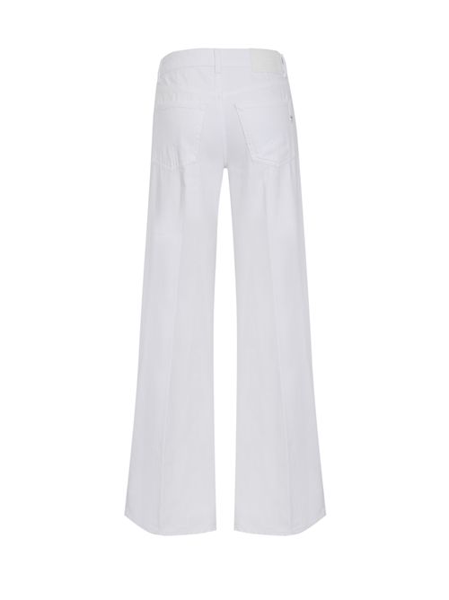 Pantalone Marlen wide leg in bull Bianco DONDUP | DP775 BF0018D PTD000